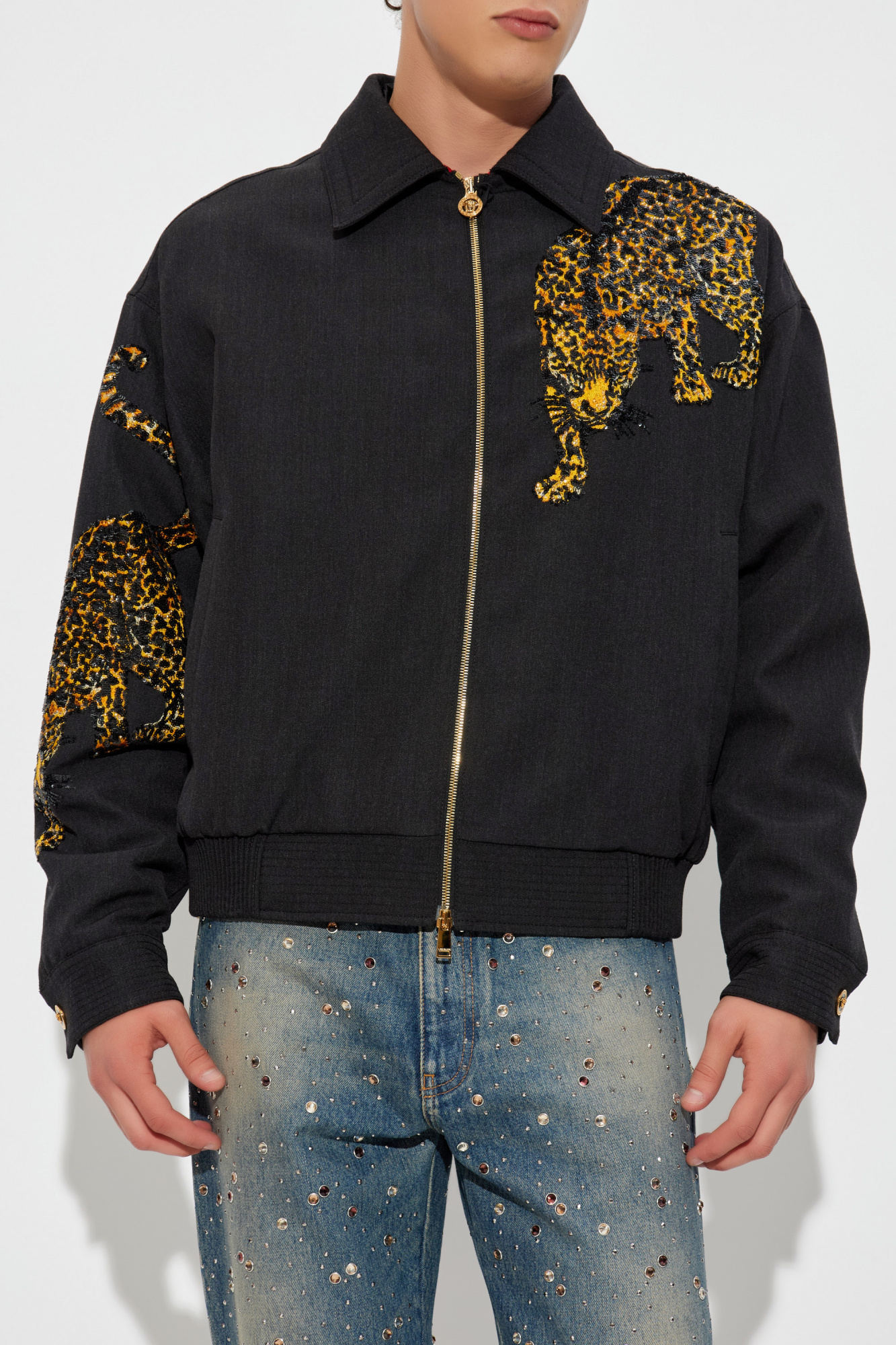 Versace Jacket with appliqué | Men's | Vitkac
